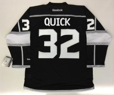 JONATHAN QUICK LOS ANGELES KINGS HOME REEBOK NHL PREMIER JERSEY NEW WITH TAGS Cover
