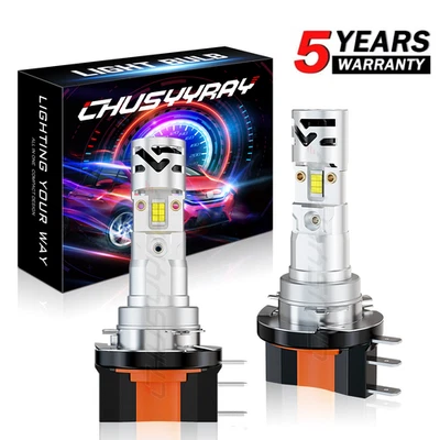 For MERCEDES-BENZ GLA200 2014-2019 2x H15 LED Headlight Bulbs High Beam Lamps - Image 1 of 4