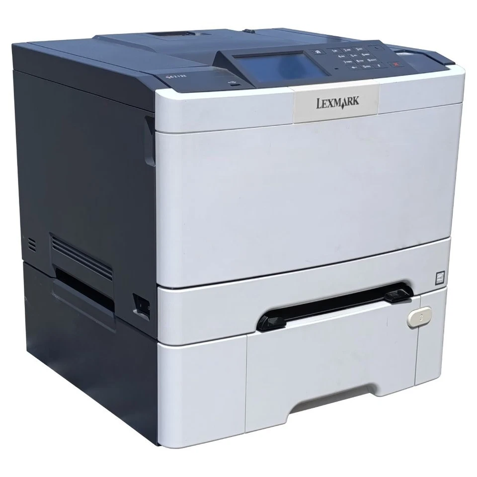 Lexmark C2132 A4 Farbdrucker Netzwerk Duplex Tray 100.450 Seiten #17118 - Bild 1 von 1