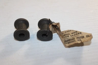 GENUINO Harley Cabeza de Nudillo Cabeza Plana Cabeza Pan Riñón Caja de Herramientas Espaciadores 64474-40 Nuevo de Lote Antiguo Foto 1 de 4