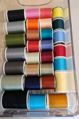 29 New Coats & Clark Thread Spools--5900 yards total, Multi-Color--FREE SHIP - Image 1 of 4