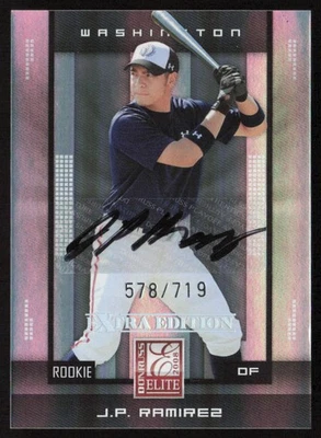 2008 Donruss Elite Extra Edition Auto /719 J.P. Ramirez #179 Rookie Nationals - Image 1 of 2
