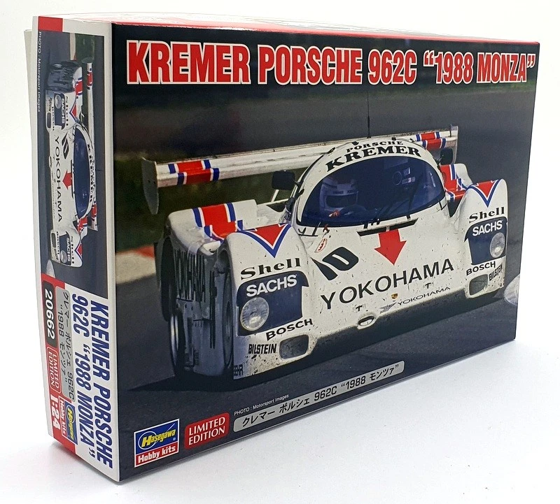 Hasegawa Kits 1/24 Scale 20662 - Kremer Porsche 962C 1988 Monza - Image 1 of 4