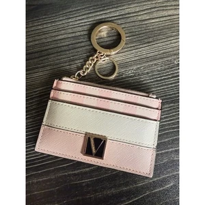 Victoria’s Secret Schlüsselanhänger Kartenetui in Pink und Weiß - Bild 1 von 4