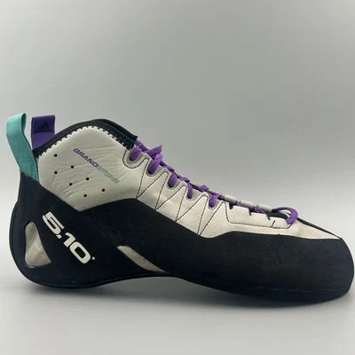 Adidas 5.10 Five Ten Grandstone Hombres 8 Negro Púrpura Zapatos de Escalada BC0866 NUEVO Foto 1 de 4