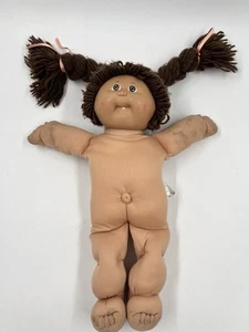 1985 Cabbage Patch Puppe Mädchen braune Haare braune Augen Zahn Xavier Roberts Vintage - Bild 1 von 10