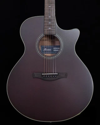 Ibanez AE100 Acústico/Eléctrico, Borgoña Plano Foto 1 de 4