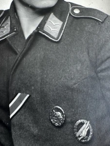 PK Portrait Foto Fallschirmspringer Orden Abzeichen der Luftwaffe Soldat 2.WK - Bild 1 von 7
