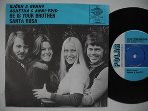 ABBA He Is Your Brother / Santa Rosa 45 7" Single 1972 Sweden POS 1168 blue EX - Picture 1 of 2