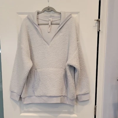 ROSA Victoria's Secret Acogedora Sudadera con Capucha de Vellón de Gran Tamaño Sherpa XL NUEVA CON ETIQUETAS Foto 1 de 4