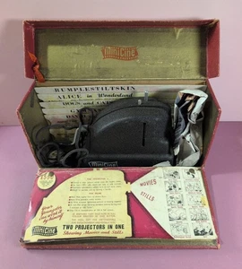 1950s MiniCine Two in One Projector for Movies & Stills, Boxed Extremely Rare - Picture 1 of 10