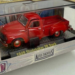 Red M2 Machines 1/64 Auto Thentics 1949 STUDEBAKER 2R Truck Diecast 32500 - Picture 1 of 9