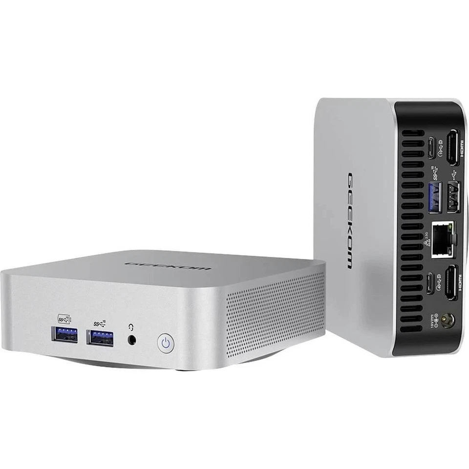 GEEKOM Mini PC A8 AMD Ryzen 7 8745HS 32 GB RAM 1 TB SSD AMD Radeon 780M A8-R7