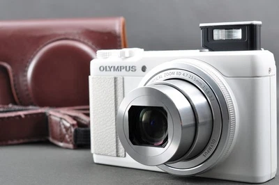 *1yr Wty for US* Olympus STYLUS XZ-10 Compact Digital Camera White Japan #3818 - Image 1 of 4