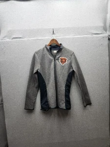 Chaqueta con cremallera completa de ropa del equipo NFL Chicago Bears para mujer M - Imagen 1 de 5
