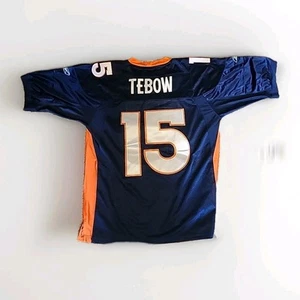 Tim Tebow #15 Reebok Denver Broncos On Field Stitched Size 54  - Picture 1 of 8