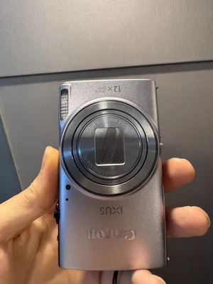 Canon PowerShot ELPH 350 HS/IXUS 275 HS Silver 20.2MP Digital Camera EUC - Image 1 of 4