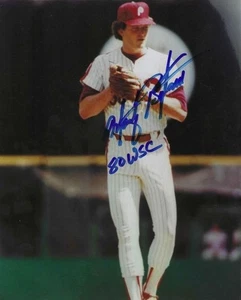 Signed 8x10 MARTY BYSTROM "80 WSC" Philadelphia Phillies Autographed photo - COA - Picture 1 of 1