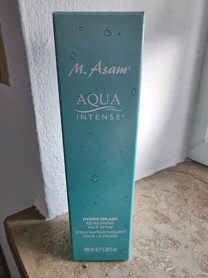 M. Asam Aqua Intense Hydro Splash Refreshing Face Spray, 100ml, neu/ungeöffnet - Bild 1 von 2