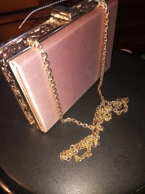 Bolso clutch BCBG Max Azria auténtico vintage con marco de caja ca.31458 Foto 1 de 4