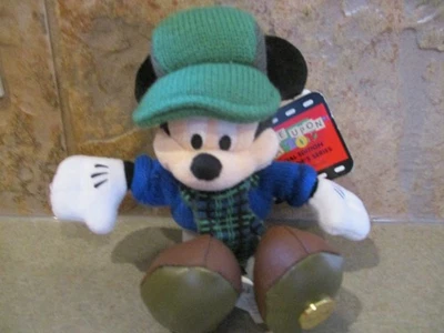 Disney Twice Upon A Christmas Mickey Mouse Peluche Azul 8" CON ETIQUETA Foto 1 de 4