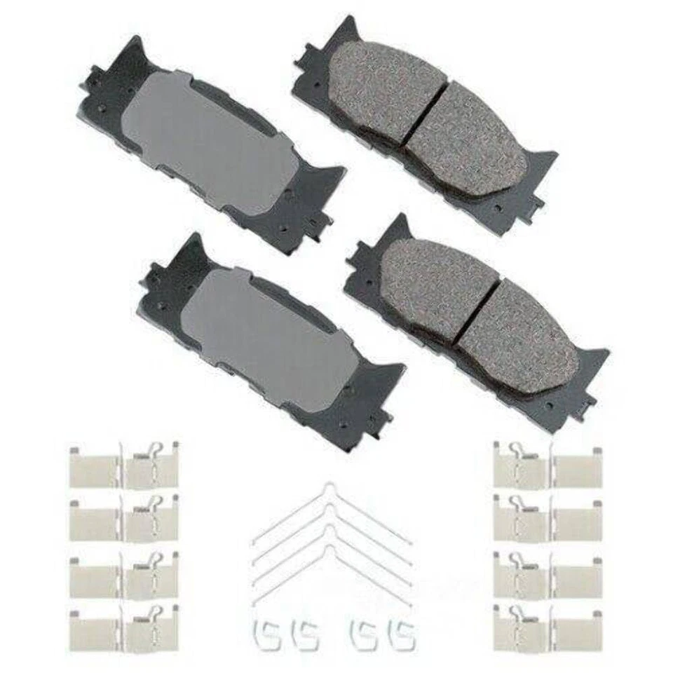 ACT1222A Ultra-Premium Ceramic Front Disc Brake Pads GREY