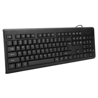 USB Wired Keyboard 104 Keys Silent Business Mute Key Board PC Laptop Compute New - Image 1 of 4