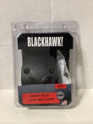 Blackhawk 44H901BK Chaqueta Ranura Trabajo Cinturón Lazo Funda Plataforma Ambidiestro Foto 1 de 4