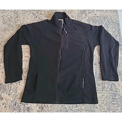 Black Diamond Womens Black Fleece Jacket Coat Large w/ Pockets Great Condition - Image 1 of 4
