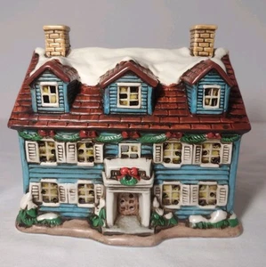 Vintage Lefton Colonial Village 1986 The Welcome House 05824 ottime condizioni - Foto 1 di 10
