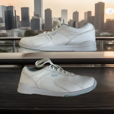 Dexter Raquel III B1826-9 Women’s 10M White Slide Rite NonMarking Bowling Shoes - Image 1 of 4