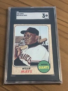 1968 Topps #50 - Willie Mays HOF SGC 3 VG!! - Picture 1 of 3
