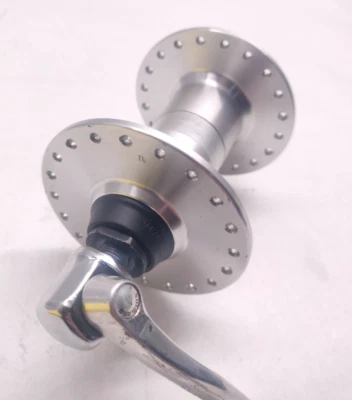 Take Off Shimano 40H Tandem Front Hub - HB-HF05 Silver - Image 1 of 4