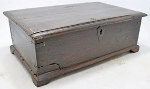 Antique Wooden Shopkeepers' Cash Money Box Original Old Hand Crafted - Picture 1 of 11
