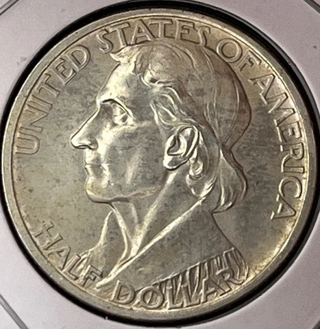 1937 SILVER DANIEL BOONE HALF DOLLAR COMMEMORATIVE UNC/BU Cover