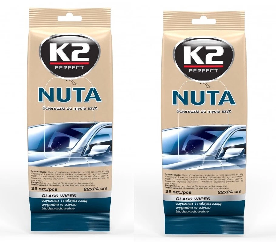 NETTOYANTS HABITACLE LINGETTES POUR VERRE AUTO 2 EMBALLAGE TOP HAUTE QUALITÉ - Photo 1/2