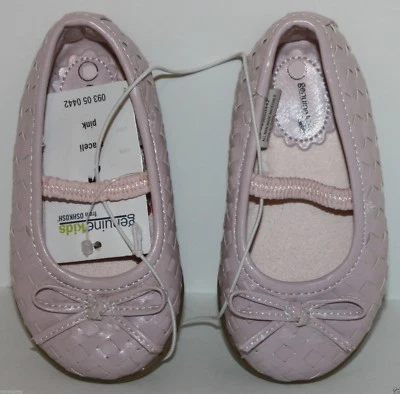 Oshkosh Niñas Tejido Ballet Rosa Araceli Zapatos Arco Talla 2 Nuevo con Etiquetas Foto 1 de 2