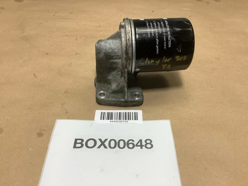 2012 CHRYSLER 200 2.4L I4 ГАЗОВЫЙ ДВИГАТЕЛЬ МАСЛЯНЫЙ ФИЛЬТР С КРОНШТЕЙНОМ ПОДДЕРЖКИ OEM + - Изображение 1 из 4