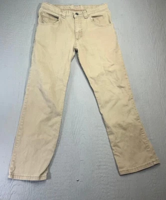 Pantalones de mezclilla Wrangler corte vaquero caqui occidental 5SCHWK2 niños talla 16 Husky Foto 1 de 4