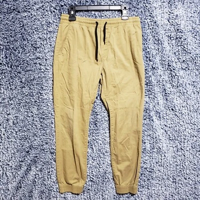 Volcom Youth True To This Joggers Skate Skater Drawstring Beige Size M - Image 1 of 4