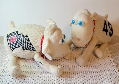 Serta Counting Sheep #49 NASCAR Brent Sherman Curto Juguete Peluche Personalizado 8" Juego de 2 Foto 1 de 4