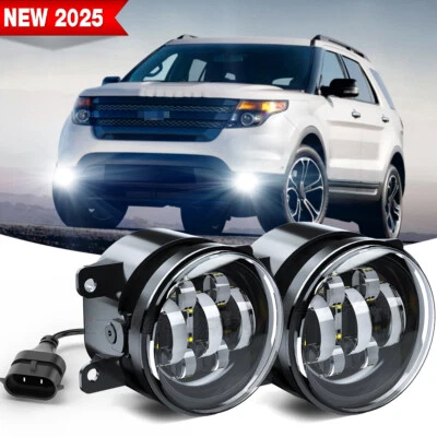 For FORD EXPLORER 2011-2015 Pair Clear Lens Front Bumper Fog Lights Driving Lamp - Imagem 1 de 4