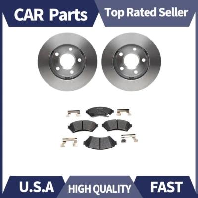 Kit de rotores de freno delanteros pastillas de freno de cerámica para Pontiac Grand Prix 1997-2003 Foto 1 de 4