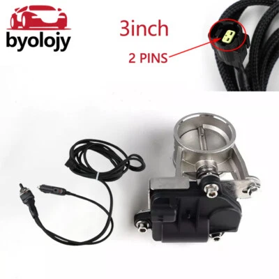 3" Stainless Steel Electric Exhaust Control Valve Low Pressure 3inch - Image 1 of 4