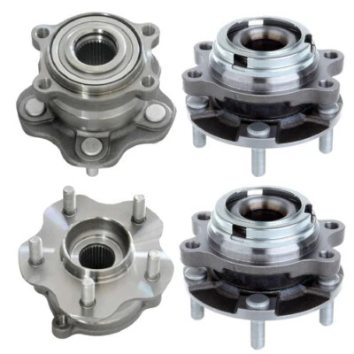 Wheel Bearing Hub For Infiniti EX37 FX35 FX50 G35 G37 M37 Q50 Front +Rear 4PCS - Image 1 of 4