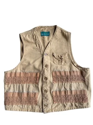 VTG Duck Hunting Vest  Western Field Montgomery Ward  Mens Sz S Outdoors READ - Image 1 of 4