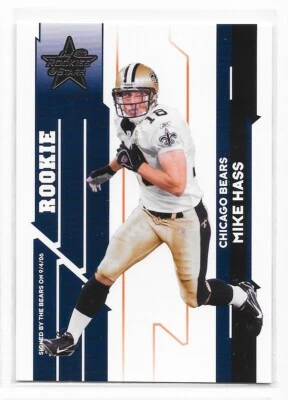 2006 Leaf Rookies & Stars Rookie /999 Mike Hass #176 Rookie RC Chicago Bears - Image 1 of 2