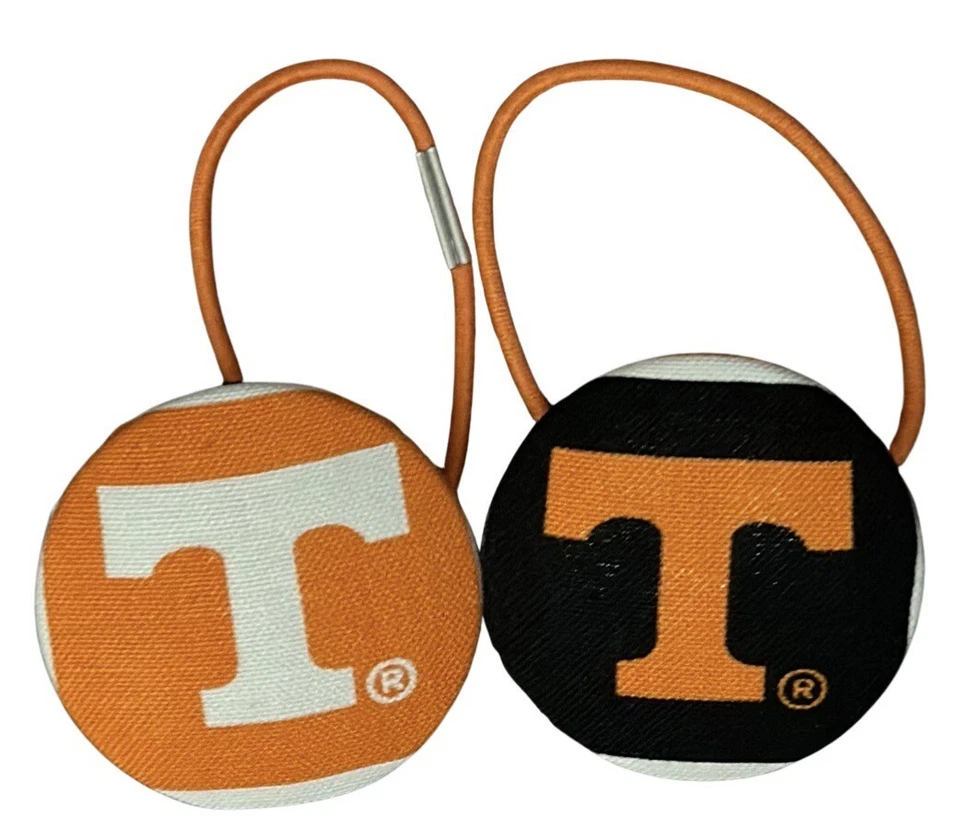 Par de dos accesorios para el cabello cola de caballo de la Universidad de Tennessee Foto 1 de 1