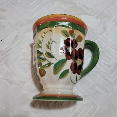 Certified International Pamela Gladding Floral Accent Mug 3.5” x 4.5” - Imagem 1 de 4