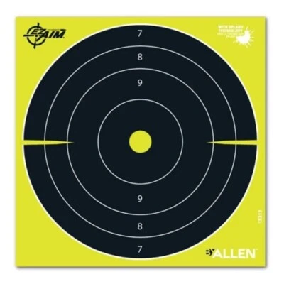 Allen EZ AIM No Adhesivo Salpicaduras Objetivos de Disparo Bullseye 8x8 25 Pack 15213 Foto 1 de 3